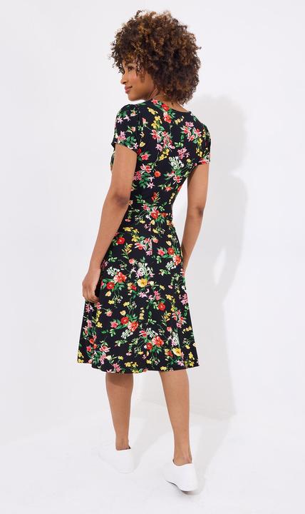 Produktbild Joe Browns Dark Floral Jersey Wrap Dress (38)