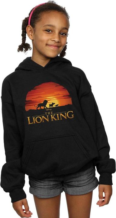 Immagine prodotto Disney The Lion King Movie Sunset Logo Felpa con Cappuccio Ragazze (140, 146)