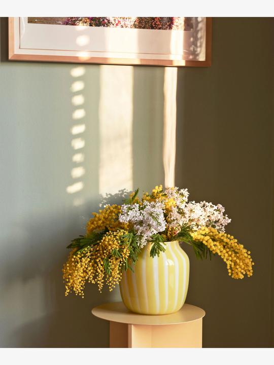Actual product image HAY Vase JUICE Ray?? jaune (1 x, Ø 22 x 22 cm, 1283086.70 l)