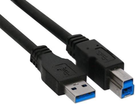 Produktbild InLine USB A – USB B (0.50 m, USB 3.0)
