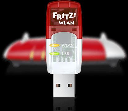 Produktbild AVM FRITZ!WLAN Stick AC 430 MU-MIMO (USB, RJ45 (1x))