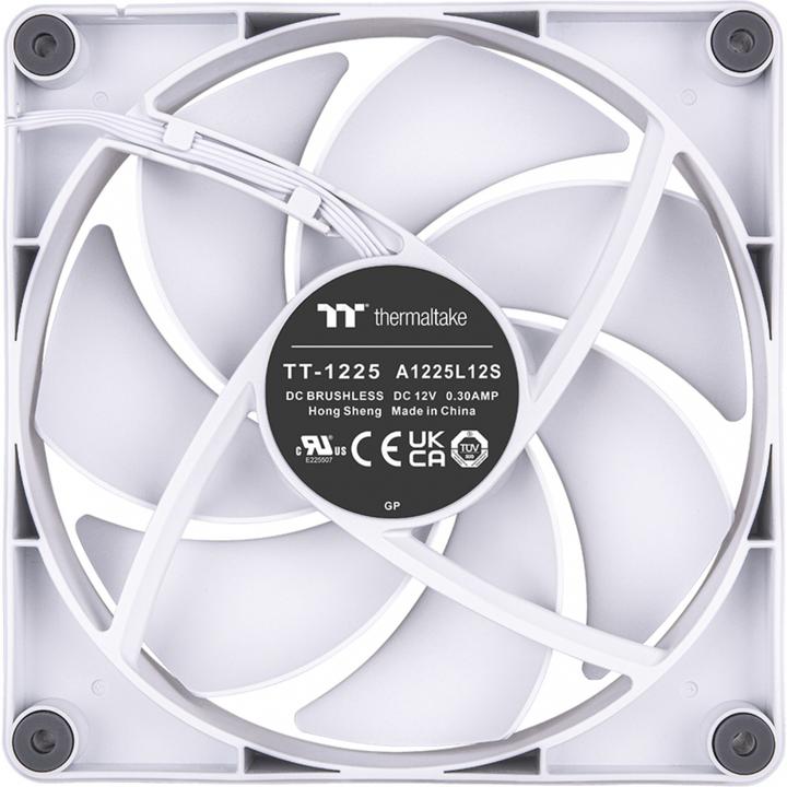 Immagine prodotto Thermaltake TT CT120 Ventola di raffreddamento per PC Bianca 2 Pacchetti CL-F151-PL12WT-A (120 mm, 2 x)