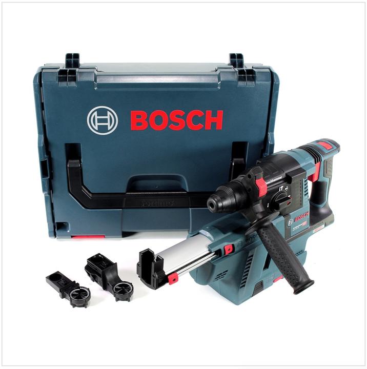 Actual product image Bosch Professional Bosch GBH 18 V-26 Professional SDS-plus Cordless Rotary Hammer + Carry Case L-Boxx + Cordless Dust E (Rechargeable battery operated)