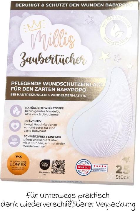 Image du produit Millis Protège-couches Lingettes magiques 25 pcs.