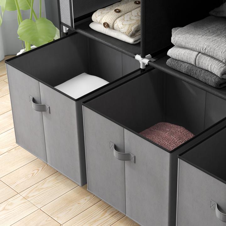 Image du produit Homcom Armoire en tissu avec porte (125 x 43 x 162,5 cm)