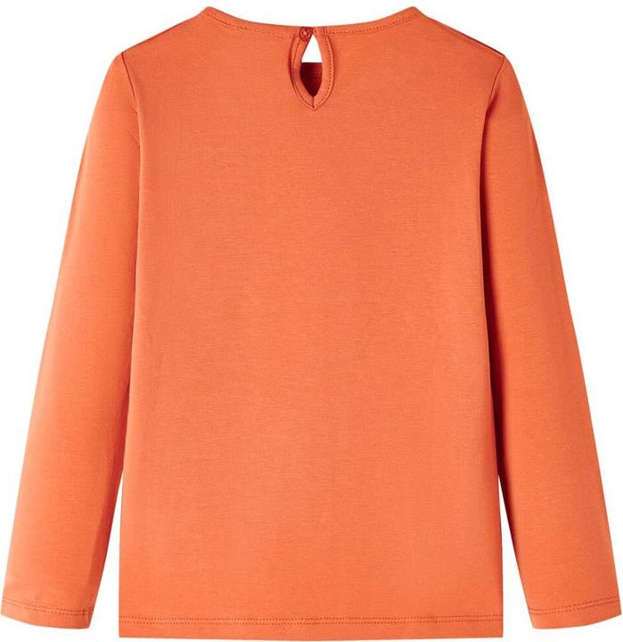 Image du produit VidaXL T-shirt manches longues enfant orange foncé 140,Matière : 95 (140)