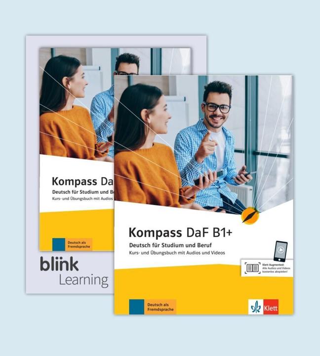 Image du produit Kompass DaF B1+ - Media Bundle (Allemand, Friederike Jin, Simone Weidinger, Ponceuse Ilse Sander, Daniela Schmeiser, Birgit Brown, 2022)