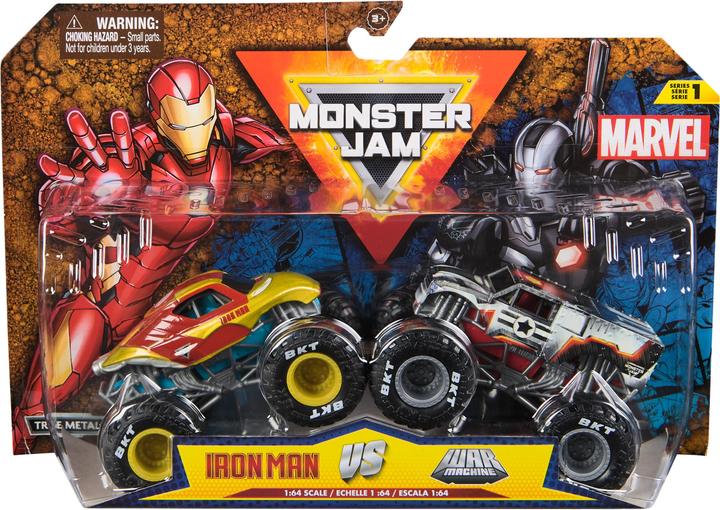 Produktbild Monster Jam Marvel Iron Man Vs. War Machine