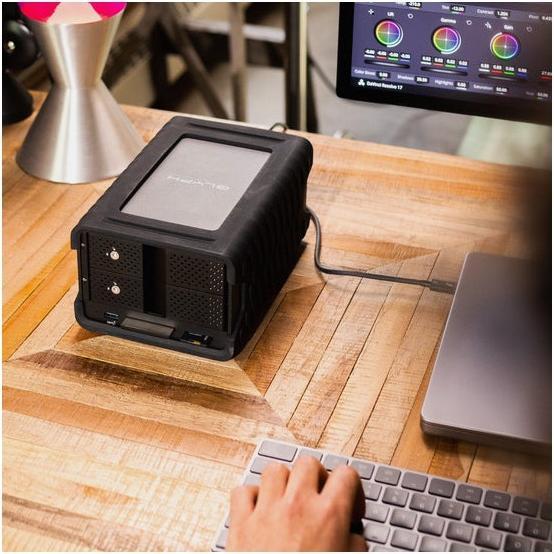 Actual product image Glyph Blackbox PRO RAID 40TB with Hub, Enterprise Class, USB-C (3.1, Gen 2) (40 TB)