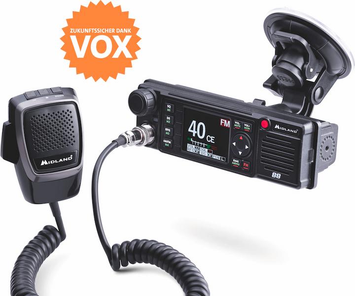 Immagine prodotto Midland M-88 Radio CB con schermo a colori, VOX