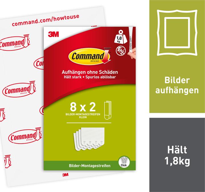 Actual product image Command Picture Hanging Strips S (1.80 kg)