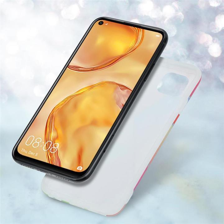 Image du produit Cadorabo Couverture IMD TPU Marbre coloré (Huawei Nova 7i, Huawei Nova 6 SE, Huawei P40 Lite)