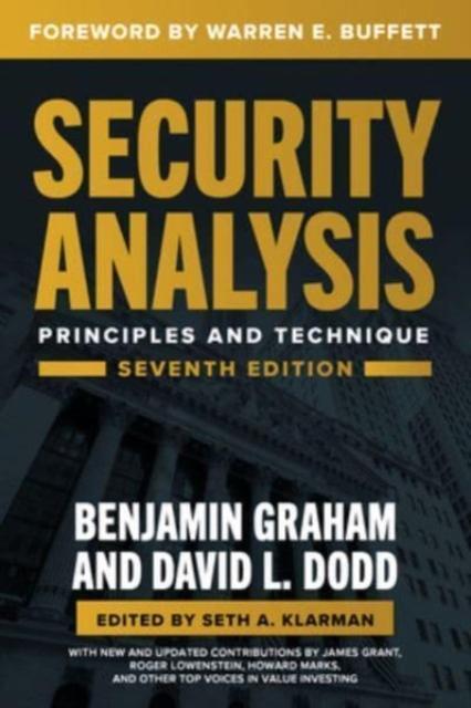 Image du produit Security Analysis 7th Edition (Anglais, Graham Benjamin, Dodd David, 2023)