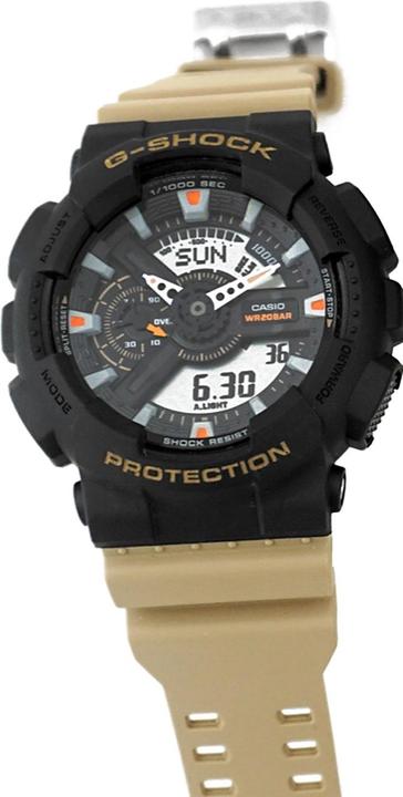 Actual product image Casio GA-110TU-1A5ER (Digital watch, Chronograph, 51 mm)