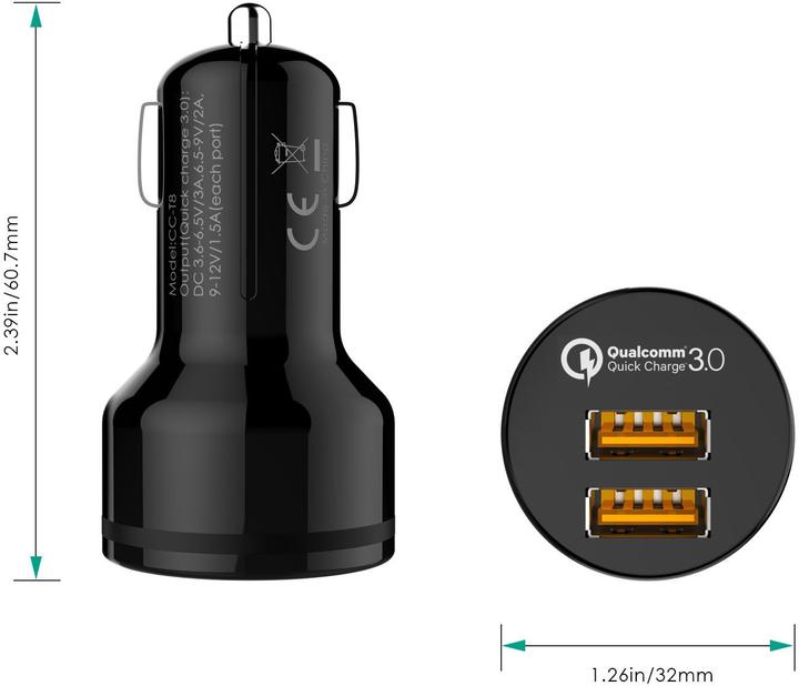 Actual product image Aukey Cc-T8