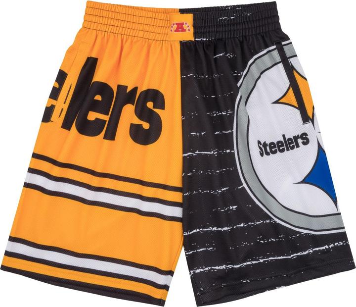 Produktbild Mitchell & Ness M&N Pittsburgh Steelers JUMBOTRON 3.0 Basketball Shorts - XL (XL)