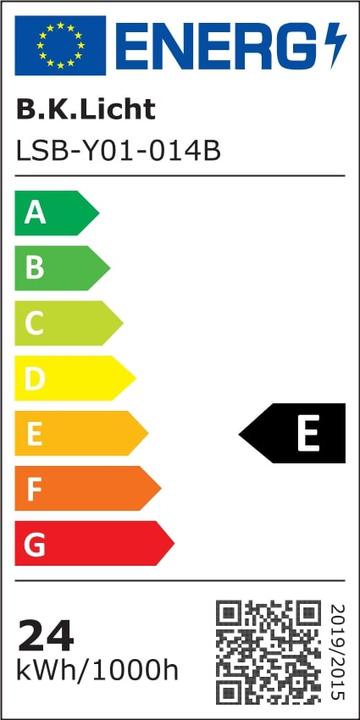 Energie-Label B.K.Licht LED Deckenleuchte, weiss, 1xLED/24W (3000 lm)