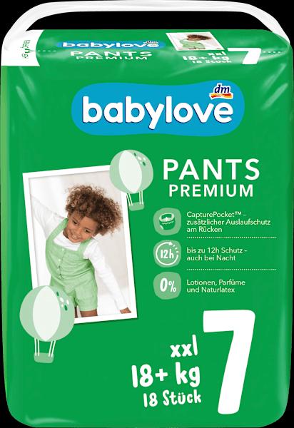 Immagine prodotto dm babylove Pantaloni per bambini Premium (Dimensione 7, Pacco trasportabile, 18 Pezzo/i)