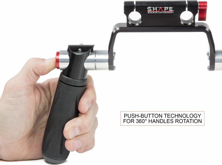 Immagine prodotto Shape Supporto a spalla Blackmagic Pocket Cinema 4K / 6K, scatola opaca, Follow Focus (Tappetino Box, Seguire la messa a fuoco)