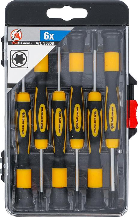Image du produit BGS Jeu de tournevis de précision profil en T (pour Torx) 6 pièces (Section en T)
