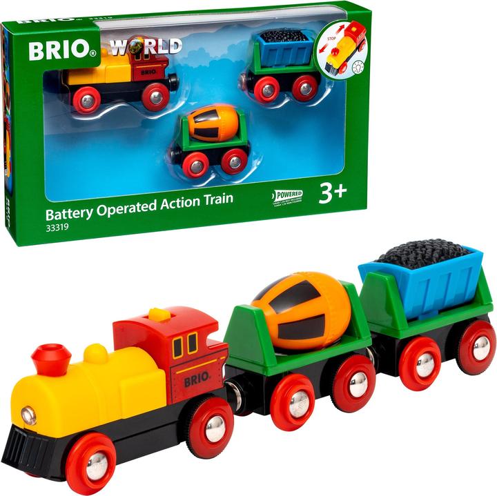 Actual product image Brio Train with battery locomotive
