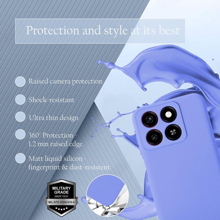 Immagine prodotto Cadorabo Custodia per ZTE Blade A35 / A55 TPU Liquid Silicone Case (HTC A55)