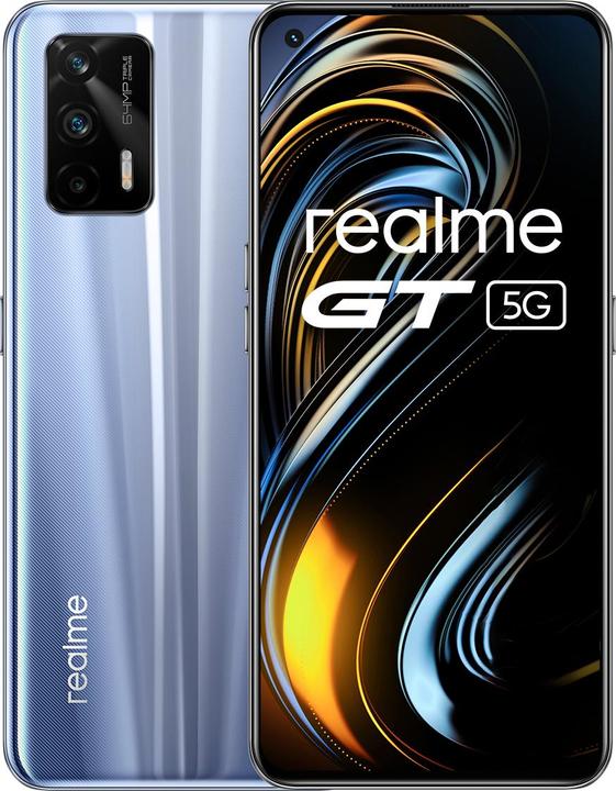 Produktbild realme GT 5G (128 GB, Dashing Silver, 6.43", Dual SIM, 64 Mpx, 5G)