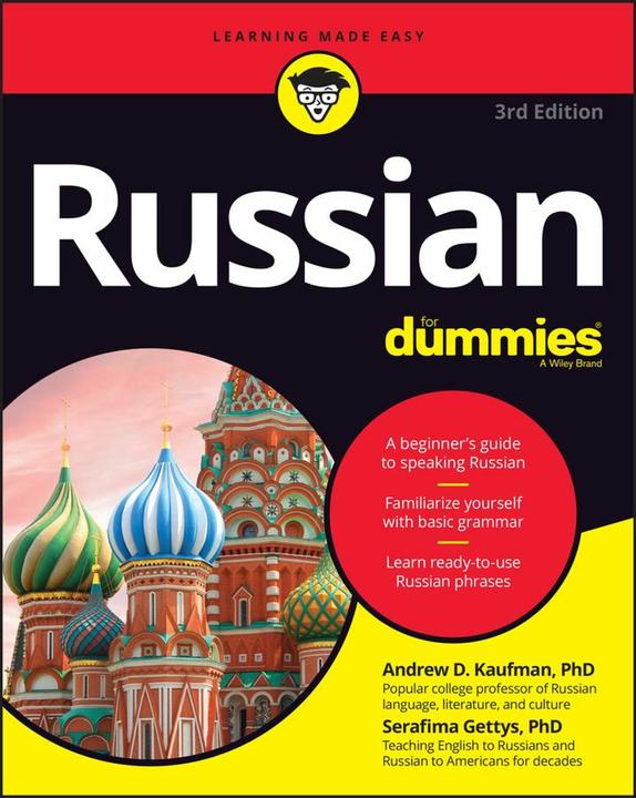 Immagine prodotto Russian For Dummies (Inglese, Andrew D. Kaufman, Serafima Gettys, 2022)