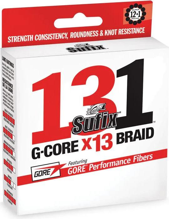 Image du produit Sufix 131 Braid 150m vert basse visibilité (9.10 kg, 0.17 mm)