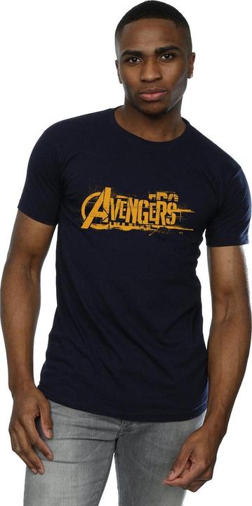 Produktbild Avengers Infinity War Orange Logo TShirt (S)