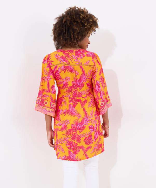 Produktbild Joe Browns Embroidered Neckline Vibrant Print Tunic Dress (44)