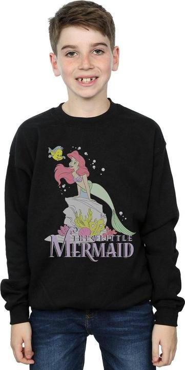 Actual product image Disney Boys The Little Mermaid Faded Nostalgia Sweatshirt (128)