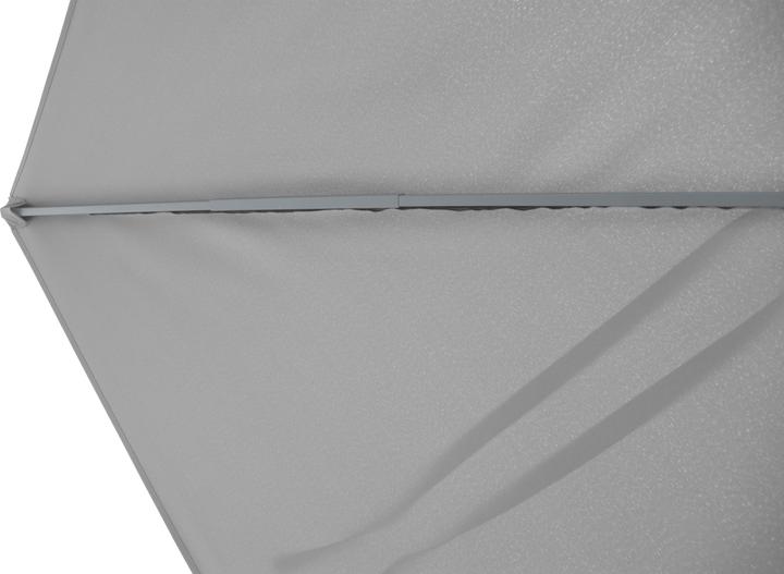 Actual product image Leco Rechteck-Doppelsonnenschirm lichtgrau (2.70 m)