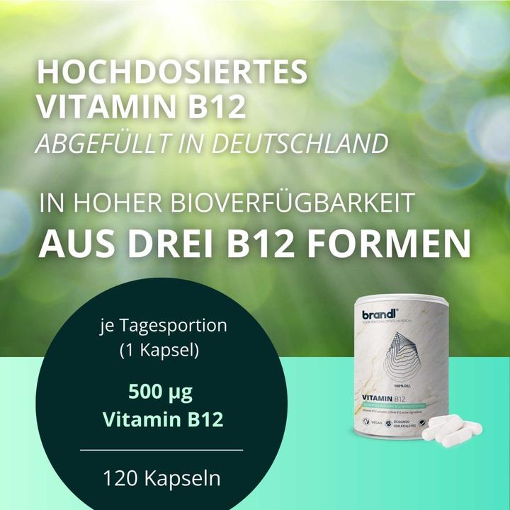 Immagine prodotto Brandl-Nutrition Vitamina B12 Vegan (1 Pezzo/i, Pillole, 45 g)