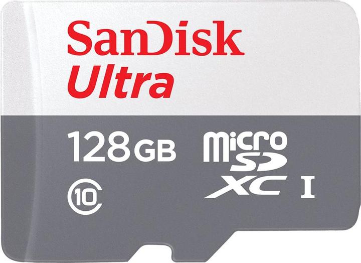 Image du produit SanDisk CS/128GB Ultra microSDXC UHS-I (128 Go, microSDXC, U1, UHS-I)