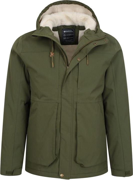Actual product image Mountain Warehouse Mens Coastline Borg Waterproof Jacket (XS)