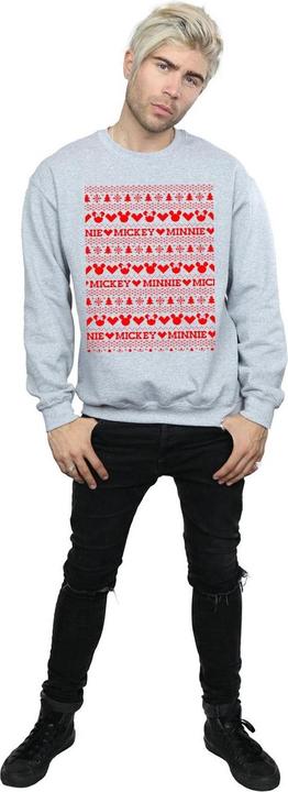 Produktbild Disney Mickey And Minnie Christmas Fair Isle Sweatshirt (M)