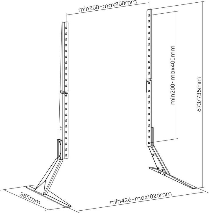 Produktbild myWall HP49L (Universal, 75", 40 kg)