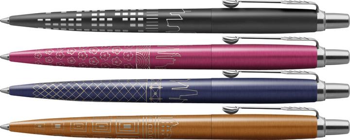 Actual product image Parker Pen Parker Jotter SE New York City Ballpoint Pen M (Black / Silver, 1 x)