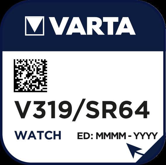 Actual product image Varta V319 (1 pcs., SR64, 21 mAh)