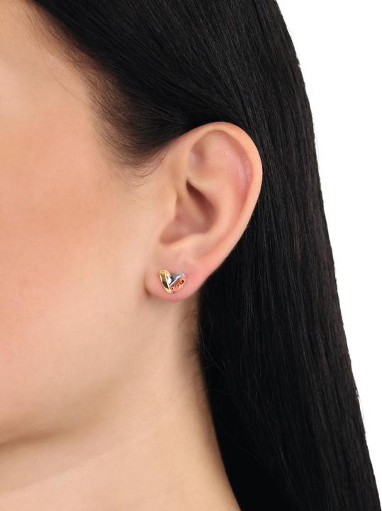 Actual product image Amor Ohrschmuck für Damen, 925 Sterling Silber | Herz (Silver 925)