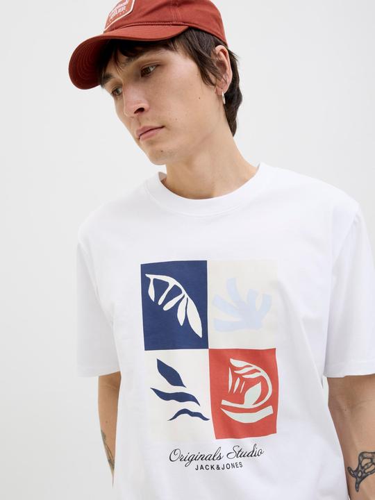 Image du produit Jack & Jones Gedruckt Rundhalsausschnitt T-shirt T-shirt (M)