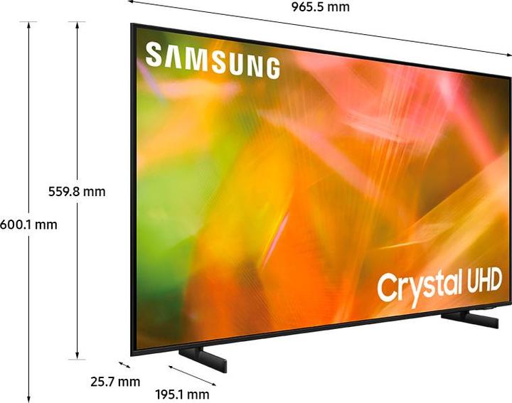 Produktbild Samsung UE43AU8070U (43", AU8070, LED, 4K, 2021)
