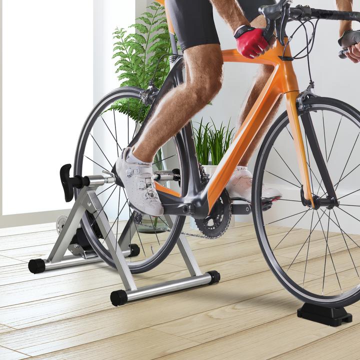 Image du produit Homcom Rollentrainer Stahl Silber