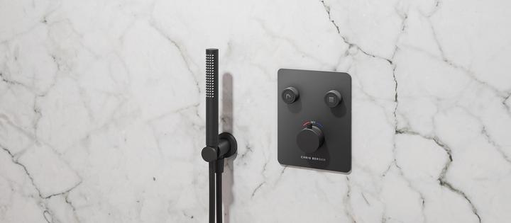 Actual product image Chris Bergen Concealed shower thermostat
