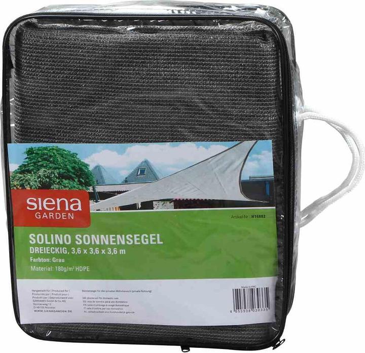 Produktbild Siena Garden Sonnensegel (500 x 500 x 500 cm)