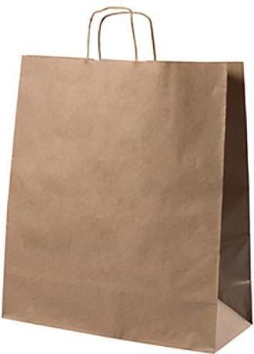 Actual product image Mailmedia Paper carrier bag with drawstring, 28.8 litres, brown Dimensions: (W)400 x (D)160 x (H)450 mm, made (150 Piece)