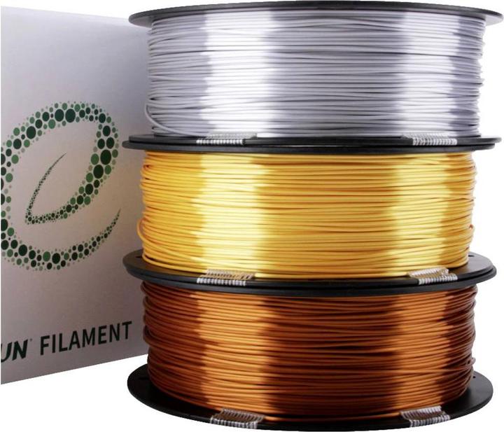 Produktbild eSUN eSilk (PLA, 1.75 mm, 1000 g, Gold)