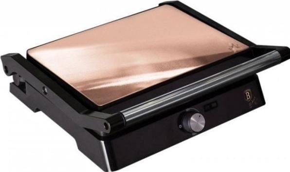 Productafbeelding BerlingerHaus BH9135 Elektrische grill met olie lekbak Metallic Line Rose Gold E