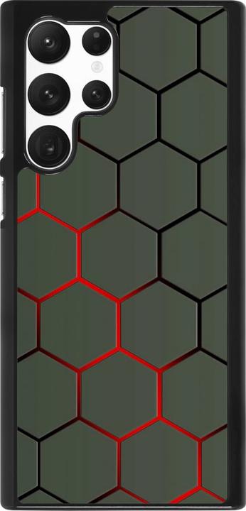Produktbild PhoneLook Hülle Geometric Line red (Samsung Galaxy S22 Ultra)
